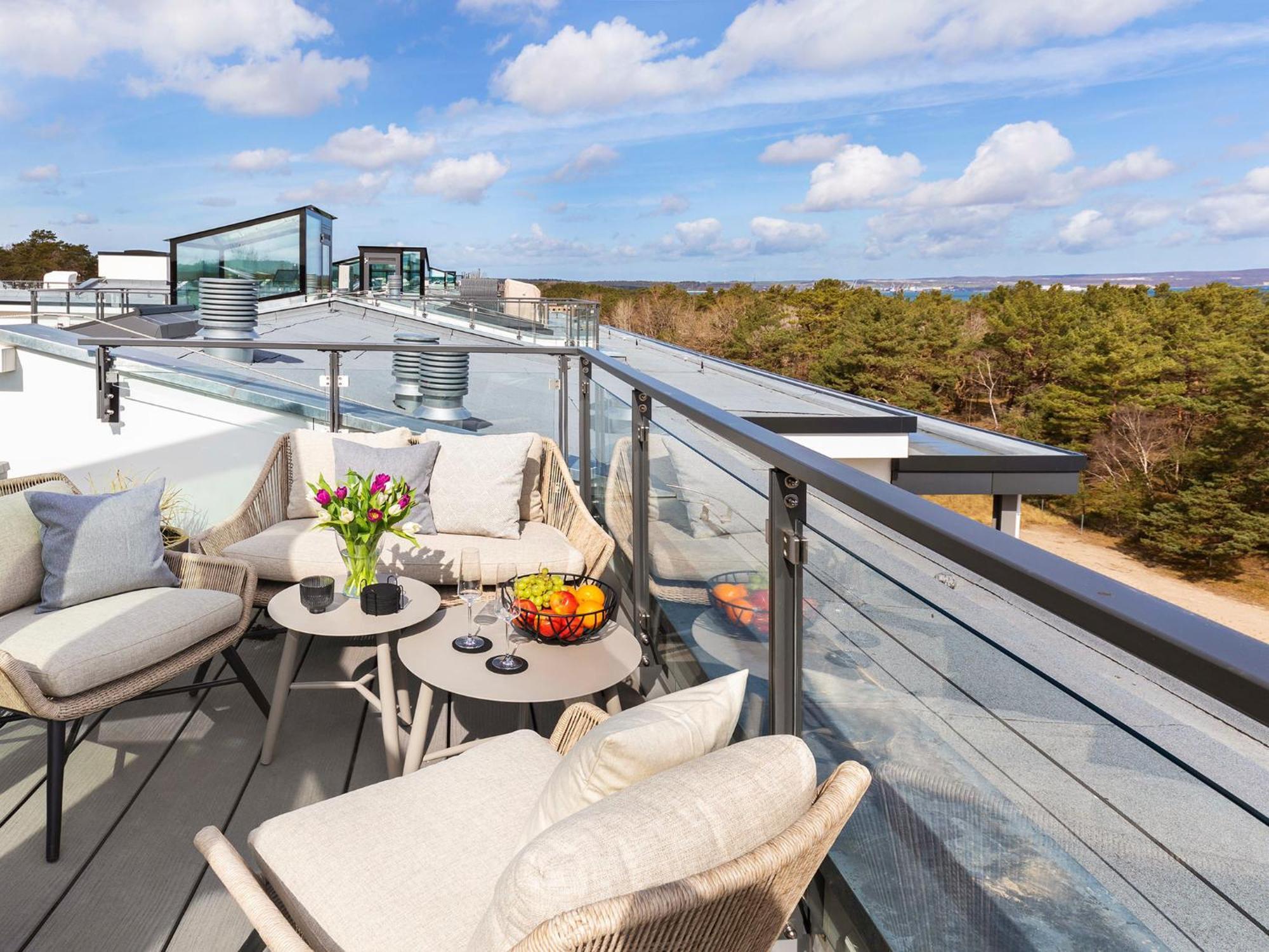 Fewo Prora - Deck54 Dachterrasse Остзебад Бинц Экстерьер фото
